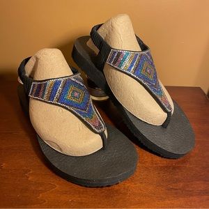 Skechers Meditation Yoga Foam Sandals, size 7